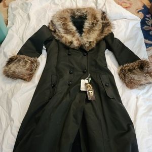 Womans trench winter coat